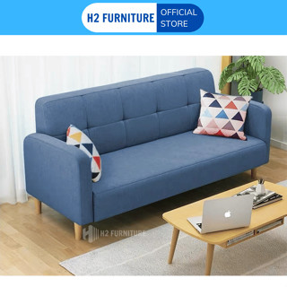  FREESHIP HÀ NỘI  Ghế Văng Sofa Nỉ H2 Chất Liệu Khung Gỗ Tự Nhiên Đệm Mút Đàn Hồi Bọc Vải Nỉ 