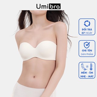 Áo Lót Quây Cup Ngang Không Viền Chống Tụt Không Gọng Đệm Vừa 2.5cm Nâng Đẩy Tạo Khe Tự Nhiên Umibra AN83