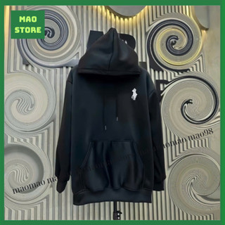 Áo Khoác Hoodie Nam Nữ Ngực Thêu Ngựa Chất Nỉ Trần Bông Dày Dặn Dành Cho Anh Em Boy Phố Đi Chơi Hot Trend 2024