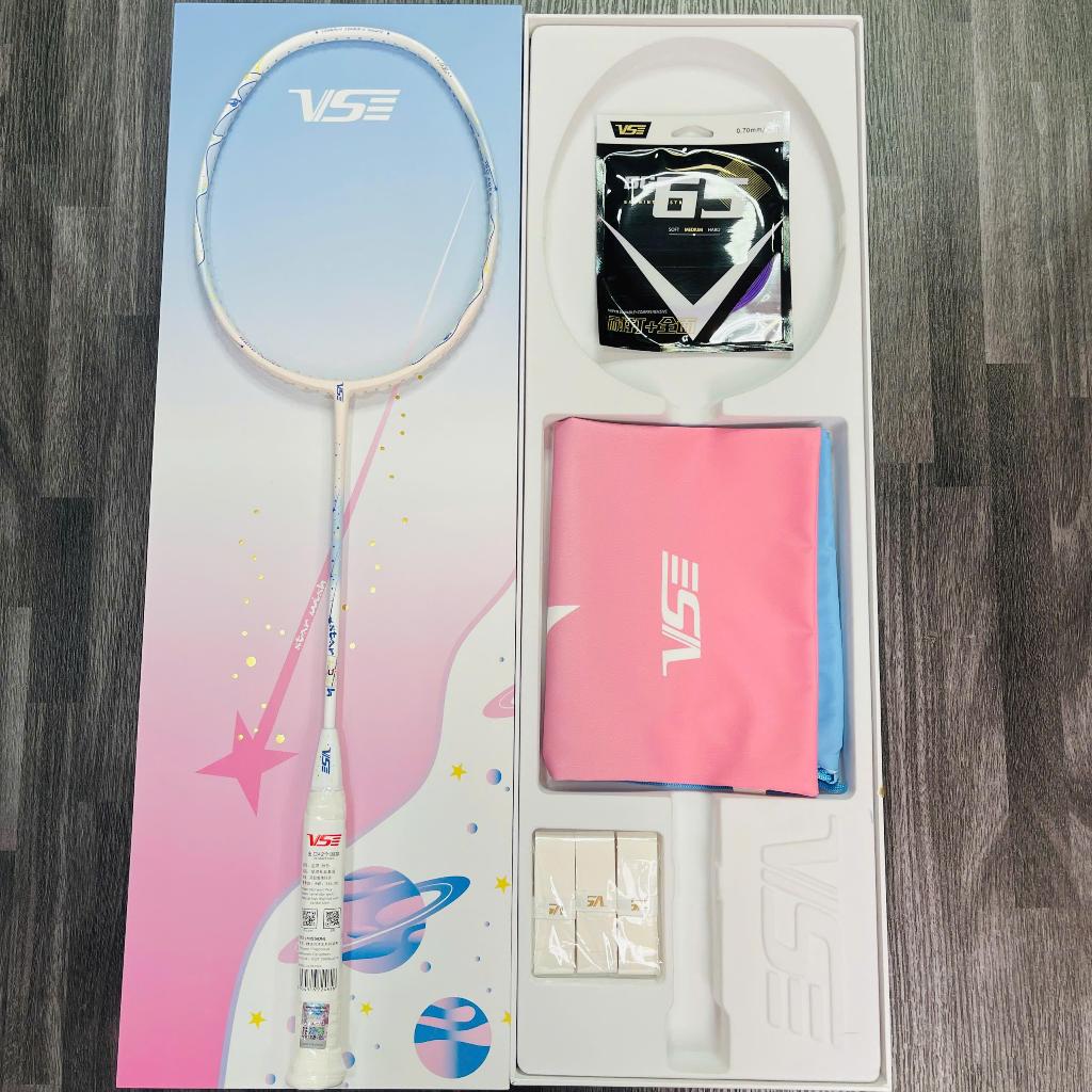 (Chính Hãng) Set Vợt Cầu Lông VS Star Wish( Vợt, Túi, Cước, Cuốn Cán)