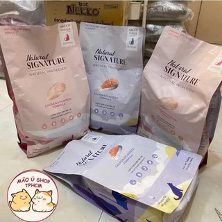   BAO 1,6KG  HẠT HỮU CƠ NATURAL SIGNATURE - HẠT THỨC ĂN AN TOÀN CHO MÈO MỌI LỨA TUỔI 