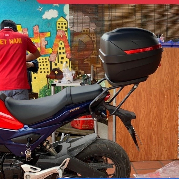 Combo Thùng GIVI B270N và Baga Cho Honda MSX 125 (2018) Chính Hãng, Lắp Như Zin - Đồ Phượt Store