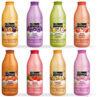 [Chai lớn 750ml]- Sữa tắm Cottage chính hãng của Pháp, Hương hoa Violet & Hương kẹo Caramel