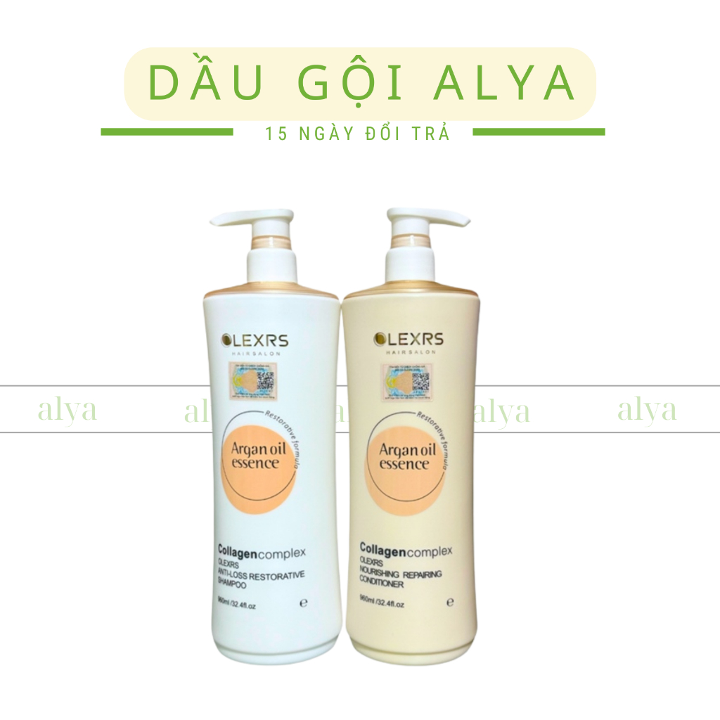 Dầu Gội Xả Olexrs Màu Cam Mẫu Mới 2024 500ml-960ml Phục Hồi Tóc Khô Xơ Hư Tổn, Hương Nước Hoa