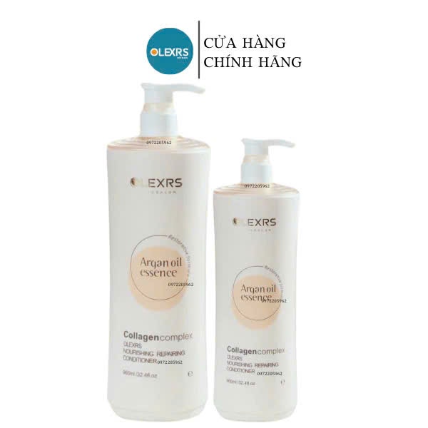 Dầu Gội Xả Olexrs Màu Cam Mẫu Mới 2024 500ml-960ml Phục Hồi Tóc Khô Xơ Hư Tổn, Hương Nước Hoa