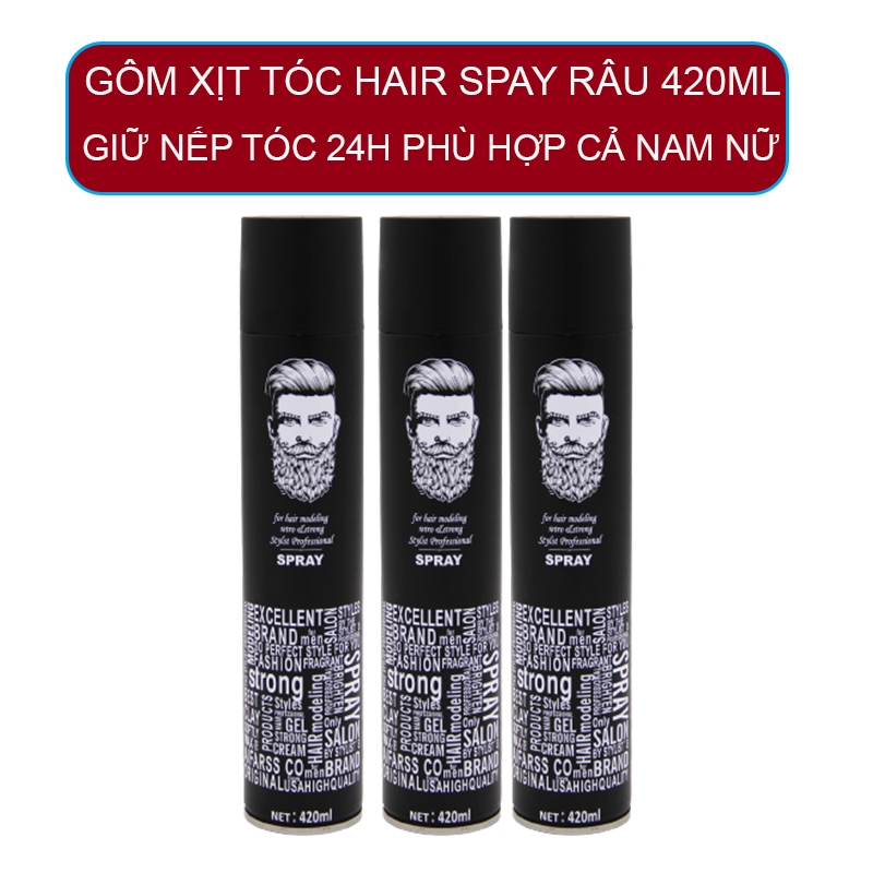 [COMBO] Gôm xịt tóc Silhouette, sáp vuốt tóc VCN CB12