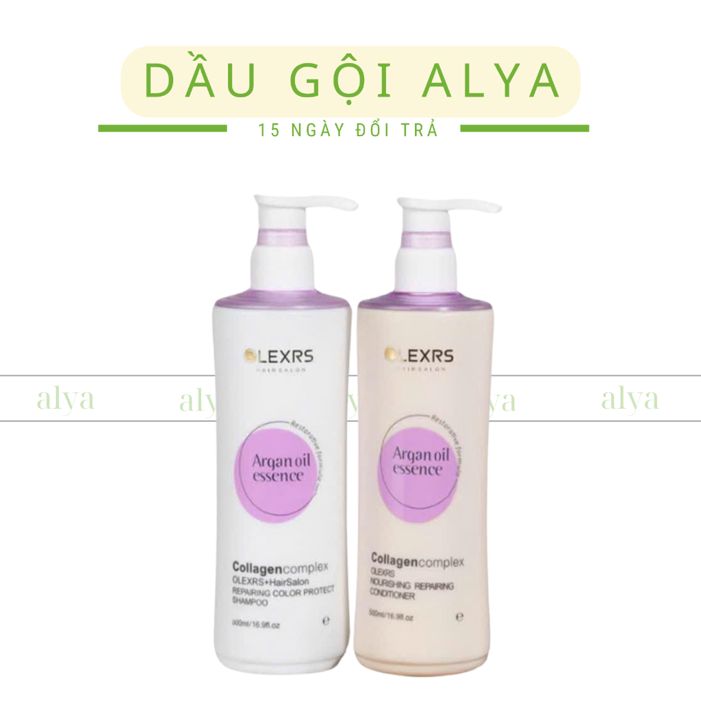 Dầu Gội Xả Olexrs Màu Tím Mẫu Mới 2024 500ml-960ml Phục Hồi Tóc Khô Xơ Hư Tổn, Giữ Màu Tóc, Hương Nước Hoa