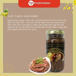 Cá cơm biển (Anchovy) phi lê sốt dầu ôliu