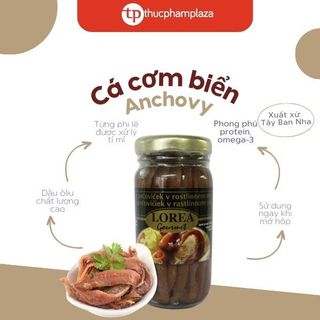 Cá cơm biển (Anchovy) phi lê sốt dầu ôliu