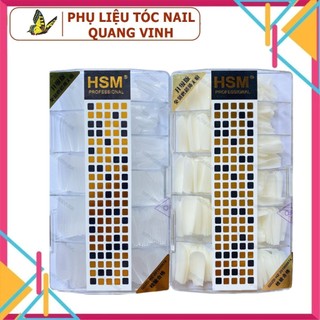Móng úp nhám HSM (hộp 500 móng 4 phom)