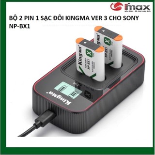 PIN SẠC ĐÔI KINGMA VER 3 CHO SONY NP-BX1
