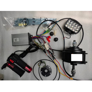 HOT Động Cơ Xuất CHÂU ÂU Bộ  chế xe đạp líp tầng phanh đĩa - phanh vành thành xe điện, chế xe đạp thể thao thành xe điện