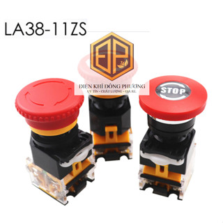  Nút dừng khẩn cấp nút nhấn dừng khẩn cấp LA38-11ZS giá rẻ phi 22mm. 