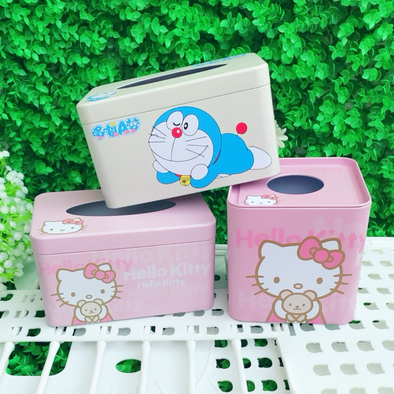 HỘP ĐỰNG KHĂN GIẤY HELLO KITTY - DOREMON DORAEMON