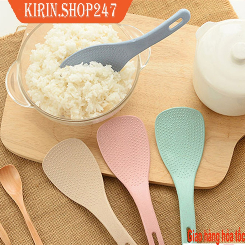 Muôi xới cơm chống dính lúa mạch tiện dụng