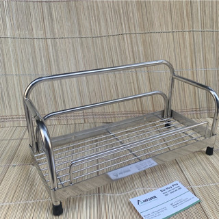  KỆ INOX 304 1TẦNG- KỆ  ĐỰNG ĐỒ  ĐỰNG GIA VỊ TRONG NHÀ BẾP TIỆN DỤNG CAO CẤP 