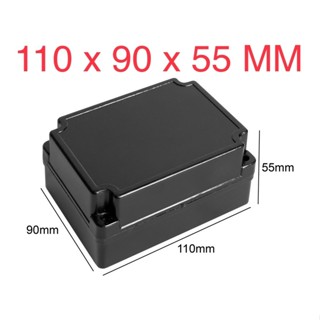 Hộp 110x90x55mm có tặng kèm ốc vít. Hộp nhựa đựng mạch điện tử