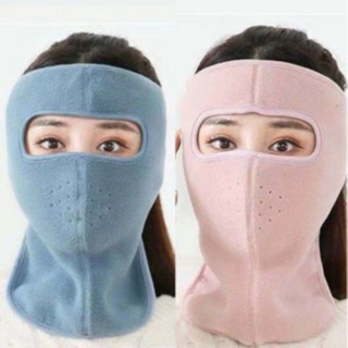 Khẩu Trang Ninja Vải Nỉ Dán Gáy Che Kín Mặt Tai,Chống Nắng Chạy Xe Loại Trùm Cổ