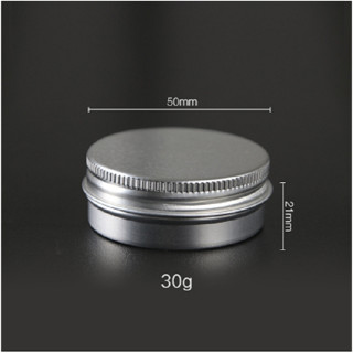  50 Hũ nhôm tròn 20g - 30g - Lọ thiếc đựng mỹ phẩm mask; Hủ chiết gel 