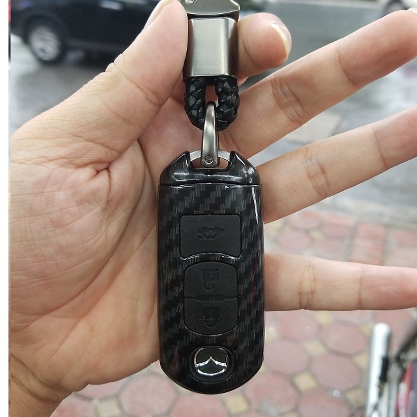 Bao Chìa Khóa Mazda CX5, CX8, Mazda 2, Mazda 3, Mazda 6 Mẫu Carbon Cao Cấp