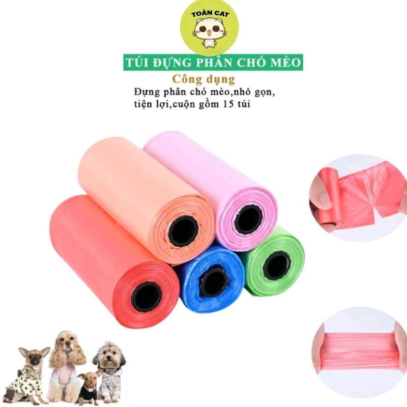 Túi đựng phân cho chó mèo tự phân hủy