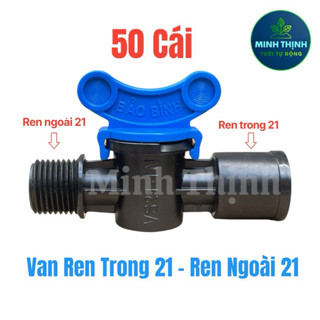 [Bán sỉ] 50 Van chỉnh áp nước ren ngoài 21 ren trong 21 chuyên điều áp cho béc tưới cây trong hệ thống tưới