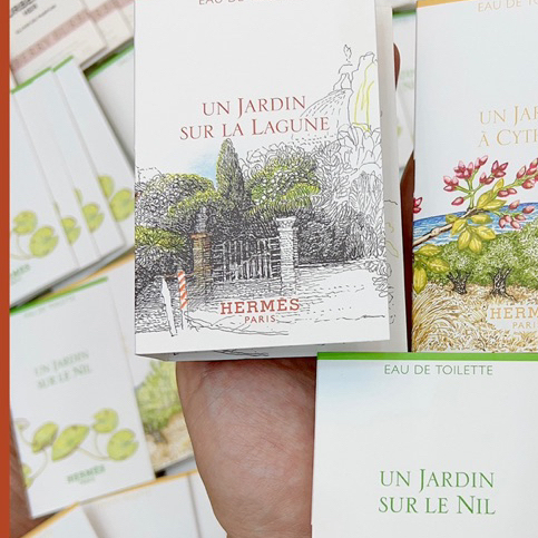 Vial Nước hoa HERMES UN JADIN Sul La Nil - A Cythere - Sur La Lagune 2ml