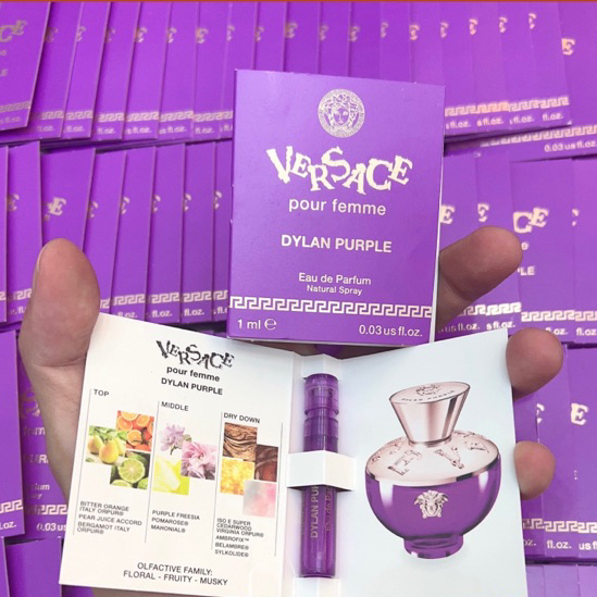 Vial Nước hoa Nữ VERSACE DYLAN PURPLE Pour Femme 1ml
