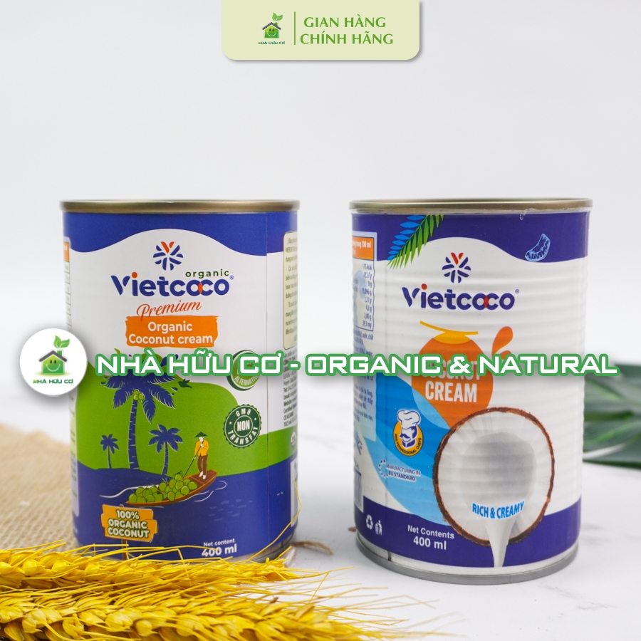 Nước cốt dừa Vietcoco 400ml - Nhà Hữu Cơ
