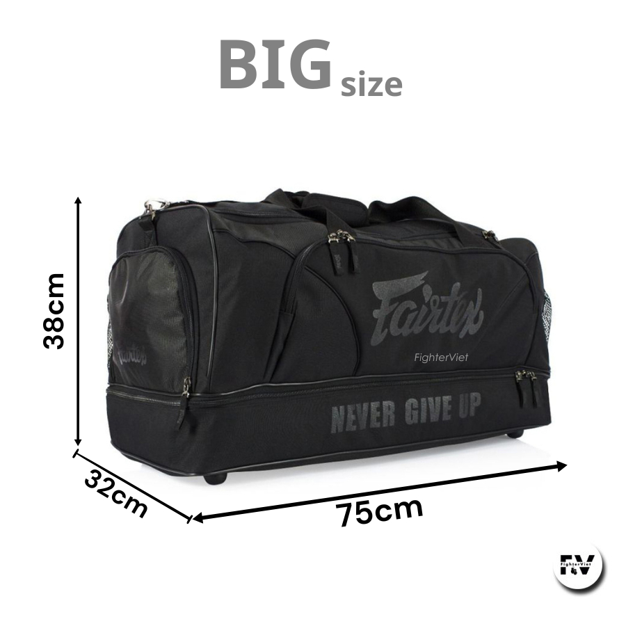 Túi Fairtex BAG2 Fairtex Gym Bag – Black