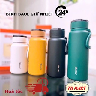 Bình giữ nhiệt 24h BAOL 1000ml, 1280ml, 1500ml inox 304 Nắp titan cao cấp sang trọng