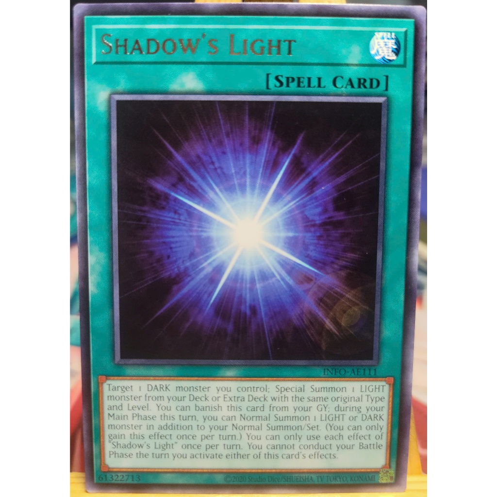 [KW2 Yugioh] [EN-AE] Thẻ bài INFO-AE111 Shadow's Light – Rare