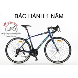 Xe đạp đua CALIFORNIA R680 mẫu mới cao cấp, Khung nhôm 6061 không mối hàn, Bộ đề SHIMANO 2x7 tốc độ, BẢO HÀNH 1 NĂM.