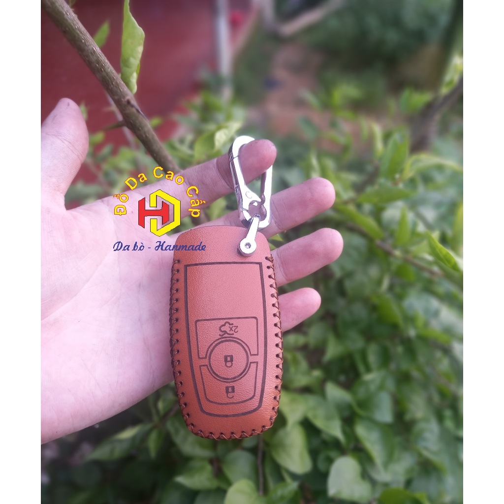 [Da bò 100%] Bao da chìa khoá Ford Ecosport, Everest, Ranger, Explorer, ford raptor 2019-2023 kèm tặ