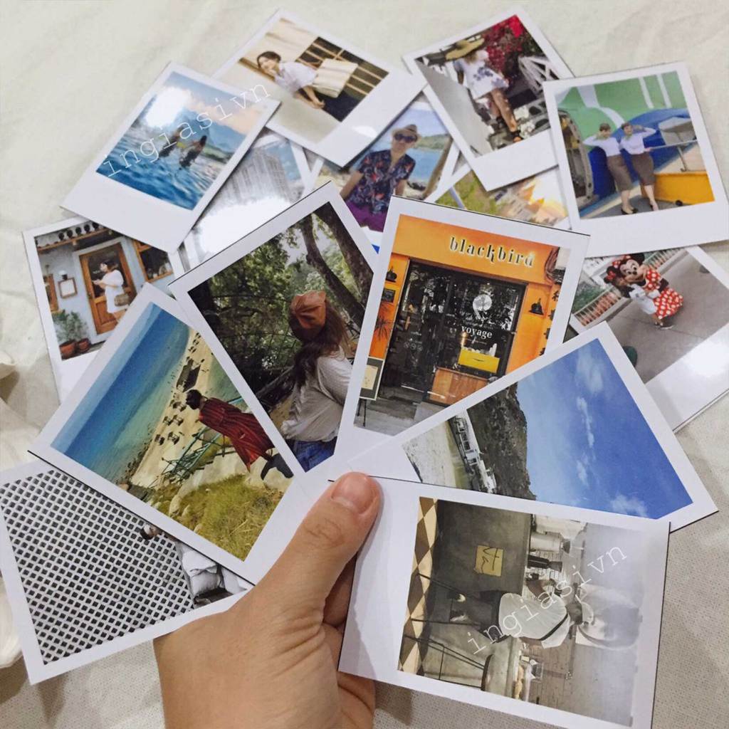 IN ẢNH lụa Polaroid