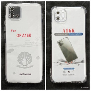 Ốp lưng Oppo A16K loại dẻo trong, loại chống sốc bảo vệ camera bền đẹp