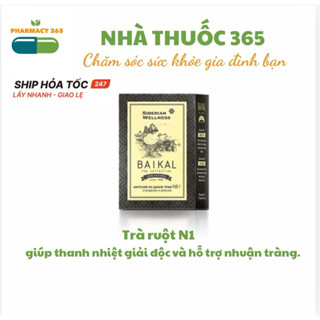 [Trà gan ruột thận N1] Trà thảo mộc Baikal tea collection. Herbal tea N1 - 30 túi - Date 2024-2025