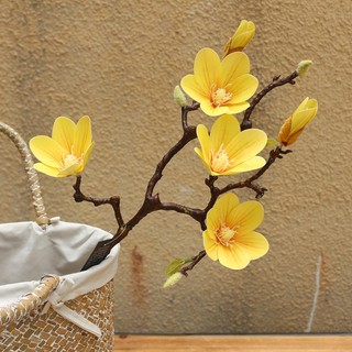 Hoa lụa - Cành hoa mộc lan cao su