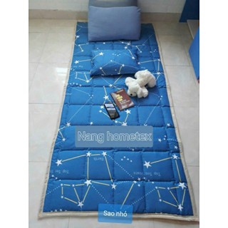 xả kho~Bộ Nệm Gối Văn Phòng Cotton (90x200cm)