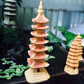 Tượng THÁP CAOTRANG TRÍ HỒ CÁ-HÒN NON BỘ