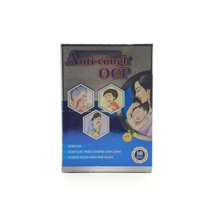 01 Miếng Dán Giảm Ho ANTI COUGH PATCHES (hộp 10 miếng)