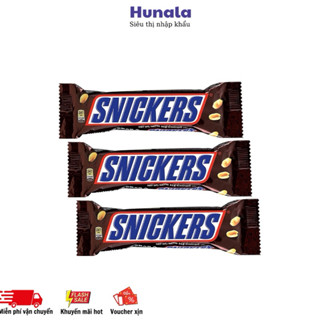 SOCOLA SNICKERS MỸ Sô-cô-la sữa đậu phộng thanh 51 gram