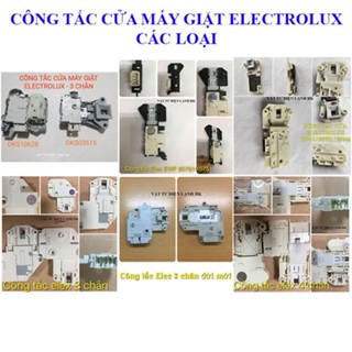 Công tắc khoá cửa máy giặt Electrolux các model - Khóa cửa mg Elec các loại - ctac elec 3 chân 4 chân
