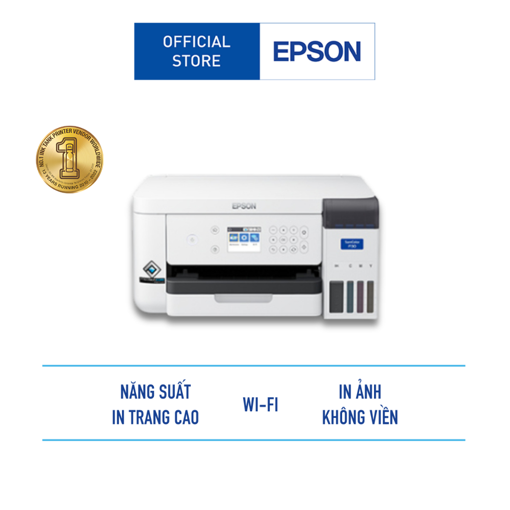 Máy In Epson SureColor SC-F130 Tích Hợp Công Nghệ In Chuyển Nhiệt Hiện Đại