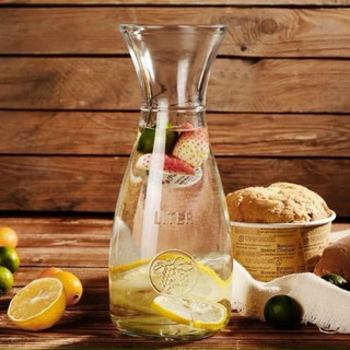 Bình Thuỷ Tinh Eo Hoa Văn 350ml - 500ml