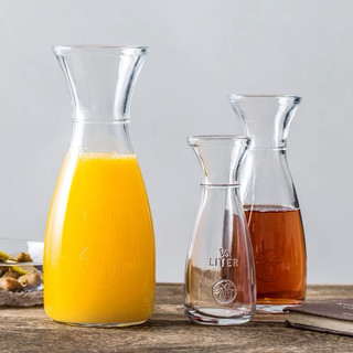 Bình Thuỷ Tinh Eo Hoa Văn 350ml - 500ml