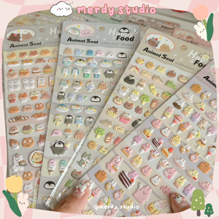 Sticker nổi 3D Animal Seal - Happy Food