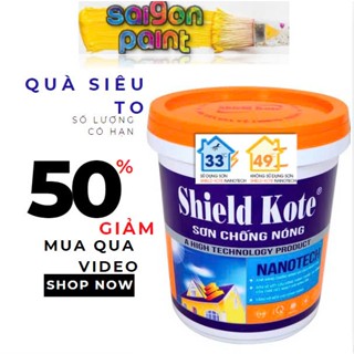 Sơn Chống Nóng Shieldkote Sơn Chống Nóng Mái Tôn, Sơn Chống Nóng Tường Đứng Không Hiệu Quả Shop Hoàn Tiền