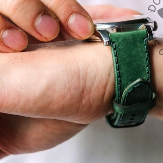 Dây đồng hồ da bò thật Handmade