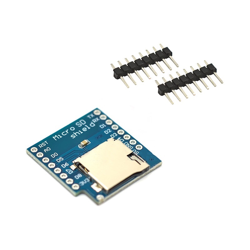 Mạch Đọc Thẻ Nhớ MicroSD Cho Wemos D1 Mini